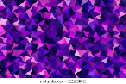 Light Blue, Red vector crooked abstract pattern. Glitter abstract illustration with wry lines. Brand-new design for your business.