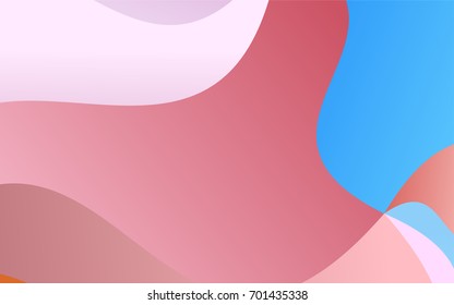Light Blue, Red vector crooked abstract template. Shining crooked illustration in a brand-new style. A completely new design for your business.