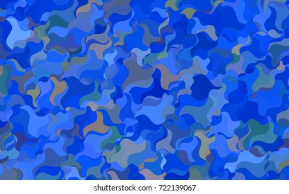 Light Blue, Red vector crooked abstract template. Shining illustration, which consist of blurred lines. The elegant pattern can be used as part of a brand book.