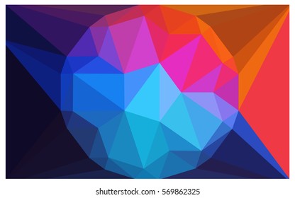 Light Blue Red vector diamond Pattern. Geometric Gemstone sample. Repeating template with a gem in center. Jewelry gems texture for your design. Pattern can be used for background.
