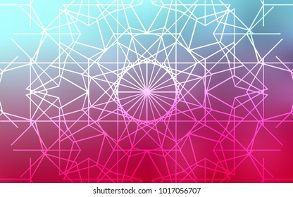 Light Blue, Red vector doodle bright template. Doodle illustration made by child in Origami style with gradient. The elegant pattern can be used as a part of a brand book.