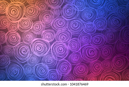 Light Blue, Red vector doodle bright template. An elegant bright illustration with roses in Natural style. A new texture for your design.