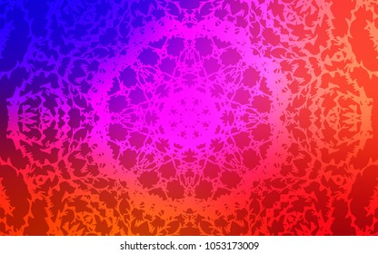 Light Blue, Red vector doodle bright template. An elegant bright illustration with lines drawn by child in Natural style. A new texture for your design.