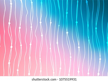 Light Blue, Red vector doodle blurred background. Glitter abstract illustration with doodles and Zen tangles. The elegant pattern can be used as a part of a brand book.