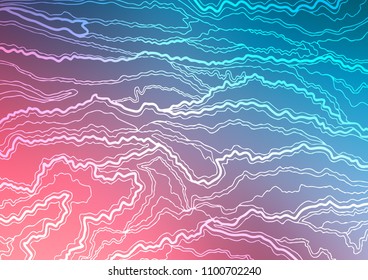 Light Blue, Red vector doodle blurred texture. Sketchy hand drawn doodles on blurred background. A completely new template for your business design.