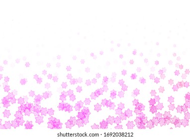 Light Blue, Red vector doodle layout with flowers. Flowers with gradient on white background. Colorful pattern for kid's books.
