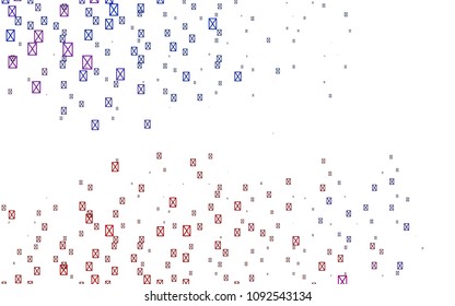 Light Blue, Red vector geometric simple minimalistic background, which consist of triangles on white background. Triangular pattern with gradient for your business design. 