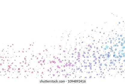 Light Blue, Red vector geometric simple minimalistic background, which consist of triangles on white background. Triangular pattern with gradient for your business design. 