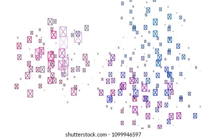 Light Blue, Red vector geometric simple minimalistic background, which consist of triangles on white background. Triangular pattern with gradient for your business design. 