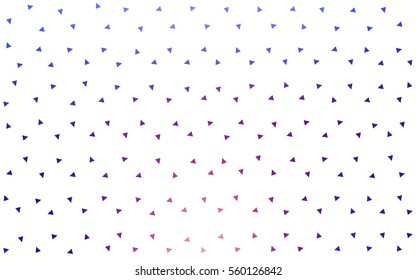 Light Blue Red vector geometric simple minimalistic background, which consist of triangles on white background. Triangular pattern with gradient for your business design. 