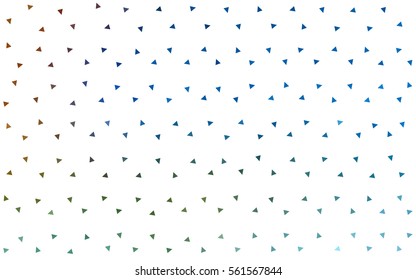 Light Blue Red vector geometric simple minimalistic background, which consist of triangles on white background. Triangular pattern with gradient for your business design. 