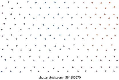 Light Blue, Red vector geometric simple minimalistic background, which consist of triangles on white background. Triangular pattern with gradient for your business design. 