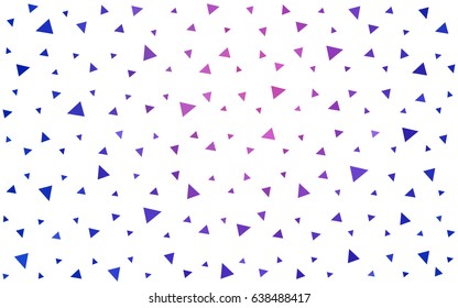 Light Blue, Red vector geometric simple minimalistic background, which consist of triangles on white background. Triangular pattern with gradient for your business design. 