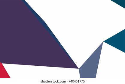 Light Blue, Red vector geometric simple minimalistic background, which consist of triangles on white background. Triangular pattern with gradient for your business design. 
