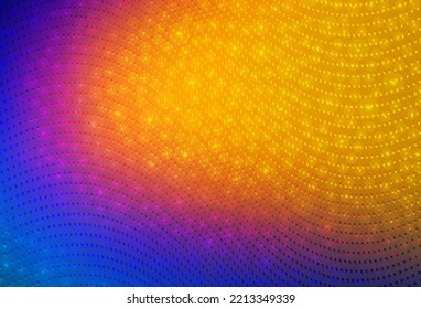 Light Blue, Red vector Glitter abstract illustration with blurred drops of rain. Blurred bubbles on abstract background with colorful gradient. Wallpaper for a cell phone.