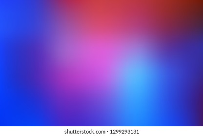 Light Blue, Red vector glossy abstract layout. Colorful abstract illustration with gradient. Blurred design for your web site.