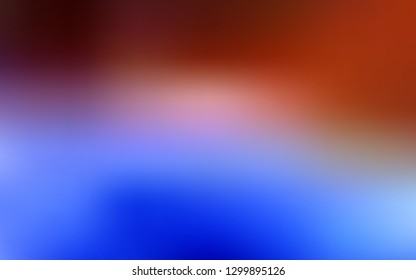 Light Blue, Red vector glossy abstract background. New colored illustration in blur style with gradient. The best blurred design for your business.