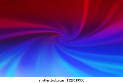 Light Blue, Red vector glossy abstract layout. Colorful abstract illustration with gradient. New way of your design.