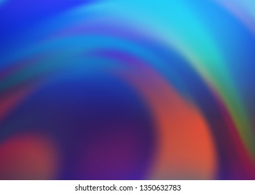 Light Blue, Red vector glossy bokeh pattern. An elegant bright illustration with gradient. The template for backgrounds of cell phones.