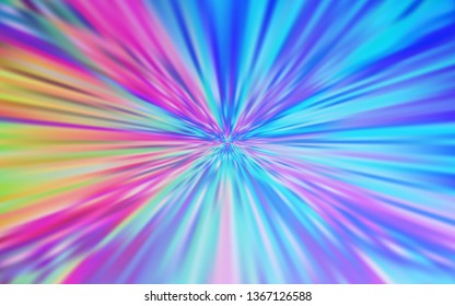 Light Blue, Red vector glossy abstract layout. Modern abstract illustration with gradient. Completely new design for your business.