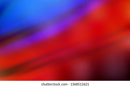 Light Blue, Red vector glossy abstract backdrop. Glitter abstract illustration with gradient design. The best blurred design for your business.
