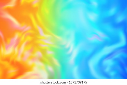 Light Blue, Red vector glossy abstract layout. A completely new colored illustration in blur style. New way of your design.