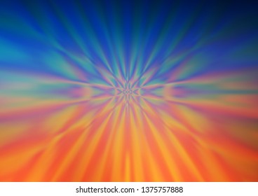 Light Blue, Red vector glossy abstract background. Glitter abstract illustration with an elegant design. A completely new design for your business.