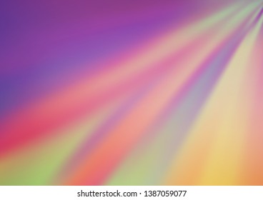 Light Blue, Red vector glossy abstract template. A completely new color illustration in a bokeh style. Brand new style for your business design.