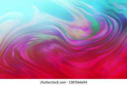 Light Blue, Red vector glossy abstract backdrop. Creative illustration in halftone style with gradient. New style for your business design.
