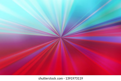 Light Blue, Red vector glossy abstract backdrop. Creative illustration in halftone style with gradient. The best blurred design for your business.