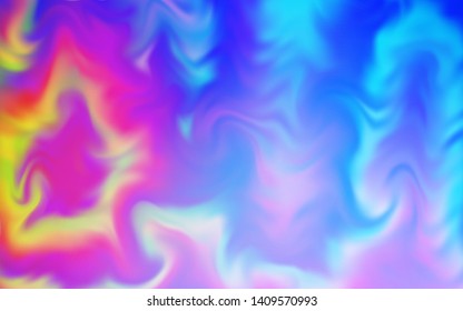 Light Blue, Red vector glossy abstract backdrop. Creative illustration in halftone style with gradient. New design for your business.