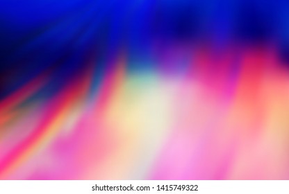 Light Blue, Red vector glossy abstract backdrop. Colorful abstract illustration with gradient. New design for your business.