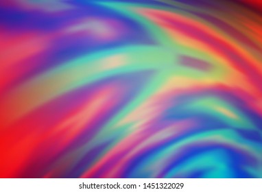 Light Blue, Red vector glossy abstract backdrop. A completely new colored illustration in blur style. Smart design for your work.