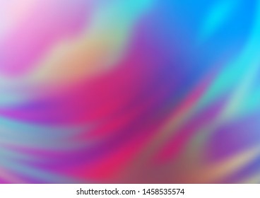 Light Blue, Red vector glossy abstract background. Colorful abstract illustration with gradient. Brand new design for your business.
