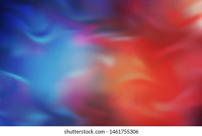 Light Blue, Red vector glossy abstract background. Colorful abstract illustration with gradient. New style for your business design.