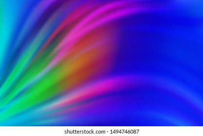 Light Blue, Red vector glossy abstract backdrop. Colorful illustration in abstract style with gradient. Completely new design for your business.