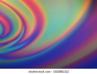 Light Blue, Red vector glossy abstract background. Colorful illustration in blurry style with gradient. The blurred design can be used for your web site.