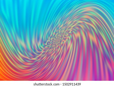 Light Blue, Red vector glossy abstract template. Colorful abstract illustration with gradient. The best blurred design for your business.