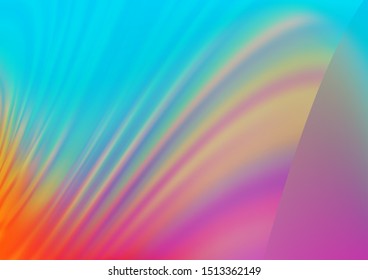 Light Blue, Red vector glossy abstract background. Colorful illustration in blurry style with gradient. Brand new design for your business.