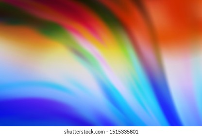 Light Blue, Red vector glossy abstract backdrop. Modern abstract illustration with gradient. Smart design for your work.
