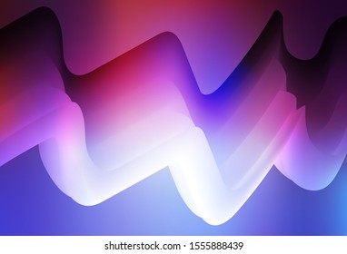 Light Blue, Red vector glossy abstract backdrop. Colorful abstract illustration with gradient. Completely new design for your business.