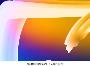 Light Blue, Red vector glossy abstract layout. Colorful abstract illustration with gradient. Background for a cell phone.
