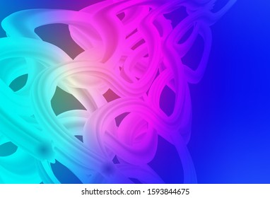 Light Blue, Red vector glossy abstract layout. Colorful illustration in abstract style with gradient. Smart design for your work.