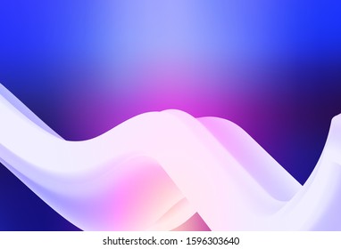 Light Blue, Red vector glossy abstract layout. Modern abstract illustration with gradient. New style for your business design.