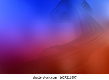 Light Blue, Red vector glossy abstract background. An elegant bright illustration with gradient. The best blurred design for your business.