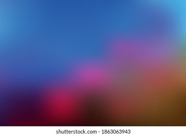 Light Blue, Red vector glossy abstract background. Colorful abstract illustration with gradient. Blurred design for your web site.