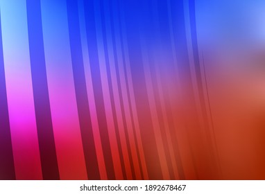 Hellblau, roter Vektorgrafik-glänzender abstrakter Hintergrund. Farbige abstrakte Illustration mit Farbverlauf. Neues Design für Ihr Markenbuch.