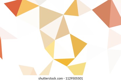 Light Blue, Red vector gradient triangles pattern. Creative geometric illustration in Origami style with gradient. Pattern for a brand book's backdrop.