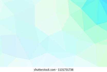 Light Blue, Red vector gradient triangles pattern. Glitter abstract illustration with an elegant triangles. Brand new style for your business design.