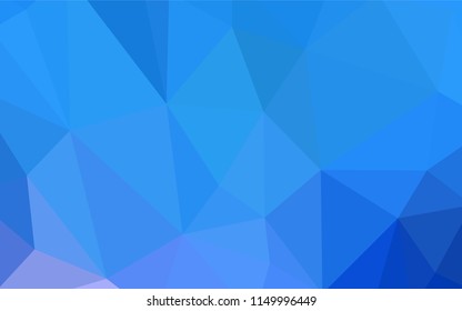 Light Blue, Red vector gradient triangles texture. Glitter abstract illustration with an elegant triangles. Template for cell phone's backgrounds.